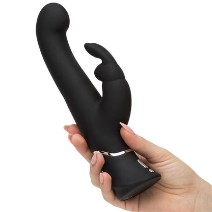 HAPPY RABBIT - VIBRADOR G-SPOT STROKER RABBIT NEGRO