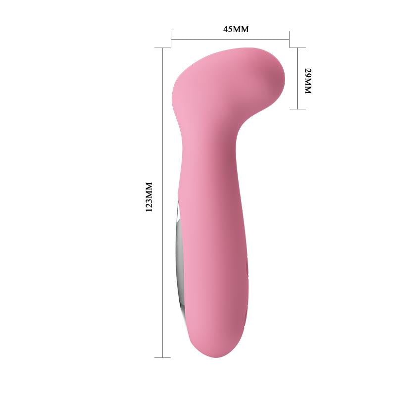 PRETTYLOVE - VIBRADOR GRACE COLOR ROSA CLARO CL50