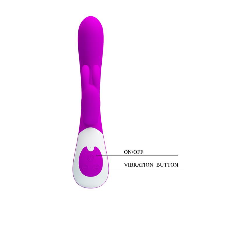 PRETTYLOVE - VIBRADOR HARLAN COLOR PÚRPURA