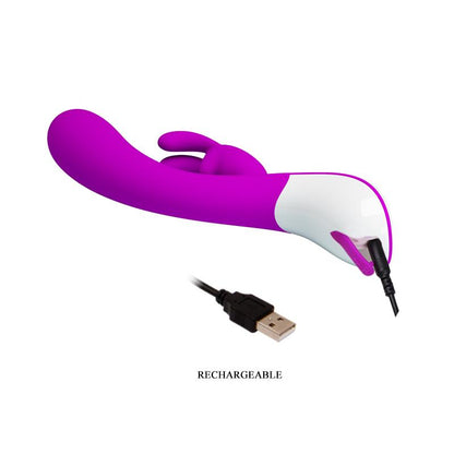 PRETTYLOVE - VIBRADOR HARLAN COLOR PÚRPURA