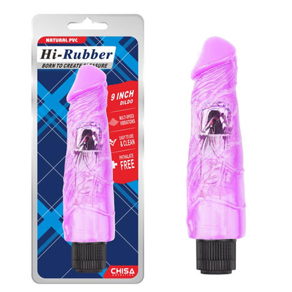 CHISA - VIBRADOR HI-RUBBER 9 PURPURA