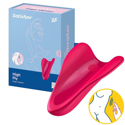 SATISFYER - VIBRADOR HIGH FLY ROJO