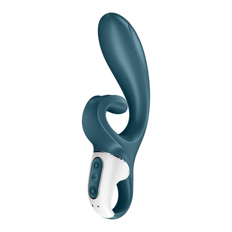 SATISFYER - VIBRADOR HUG ME CON APP SATISFYER CONNECT GRAYBLUE