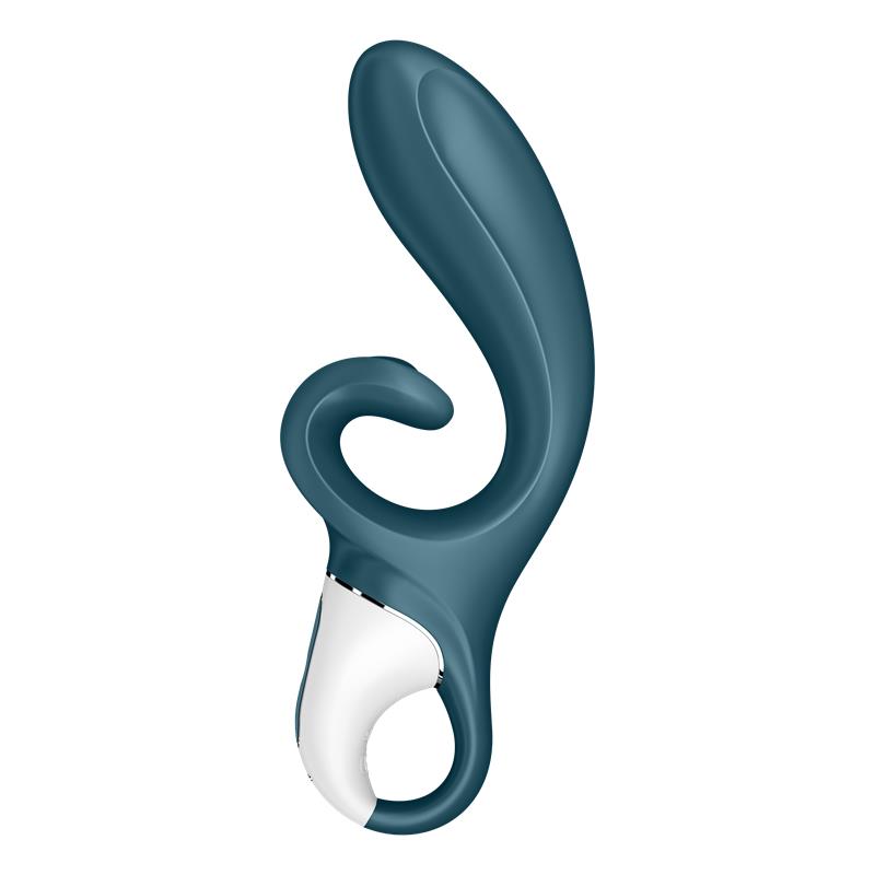 SATISFYER - VIBRADOR HUG ME CON APP SATISFYER CONNECT GRAYBLUE