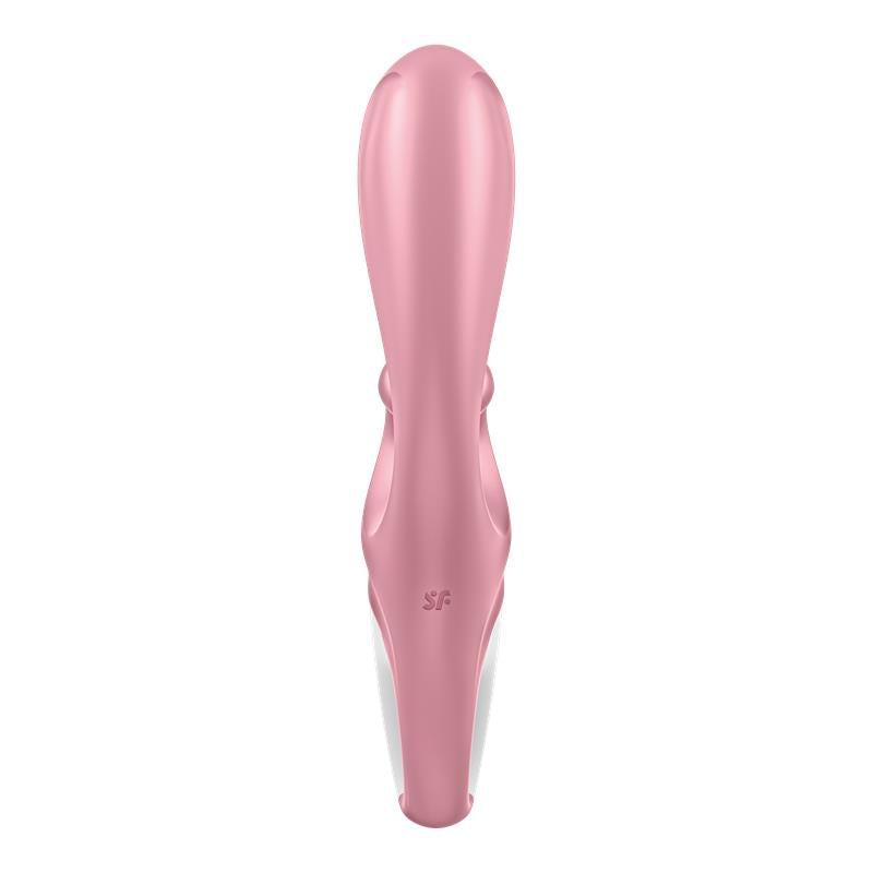 SATISFYER - HUG ME VIBRADOR RABBIT APP ROSA