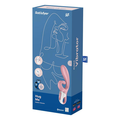 SATISFYER - HUG ME VIBRADOR RABBIT APP ROSA