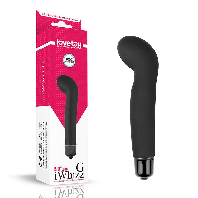 LOVETOY - VIBRADOR IWHIZZ G PUNTO G NEGRO