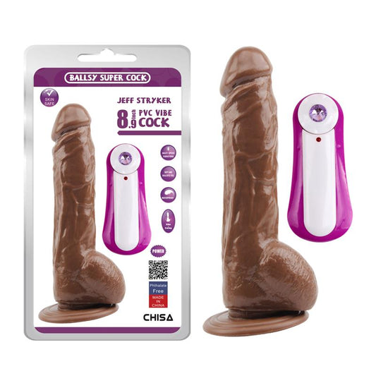 CHISA - VIBRADOR JEFF STRYKER 8.9 MARRON