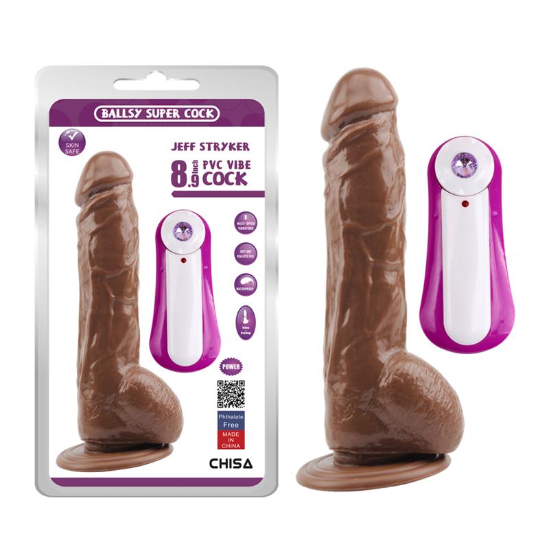 CHISA - VIBRADOR JEFF STRYKER 8.9 MARRON