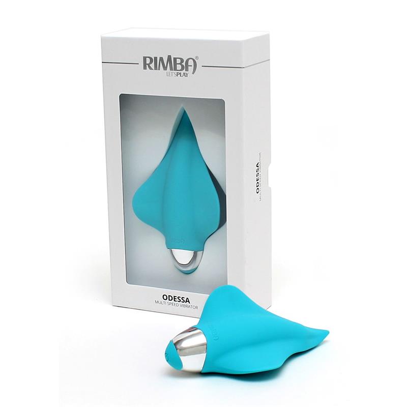 RIMBA TOYS - VIBRADOR LAY-ON ODESSA AZUL