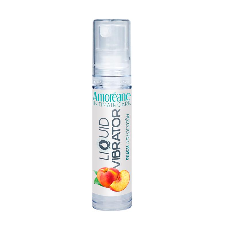 AMOREANE - VIBRADOR LÍQUIDO BASE AGUA MELOCOTÓN 10 ML