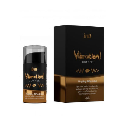 INTT - VIBRADOR LÍQUIDO EFECTO CALOR SABOR CAFÉ 15 ML