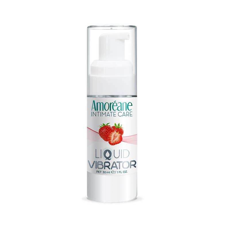 AMOREANE - VIBRADOR LÍQUIDO SABOR FRESA 30 ML
