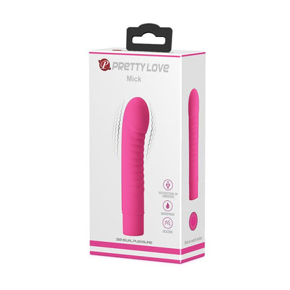 PRETTYLOVE - VIBRADOR MICK SILICONA ROSA