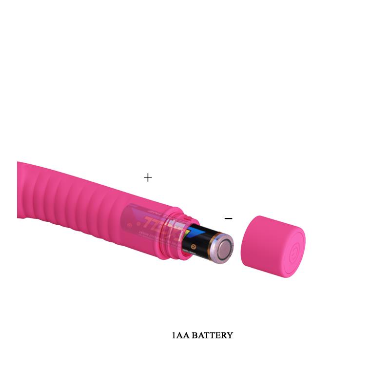 PRETTYLOVE - VIBRADOR MICK SILICONA ROSA