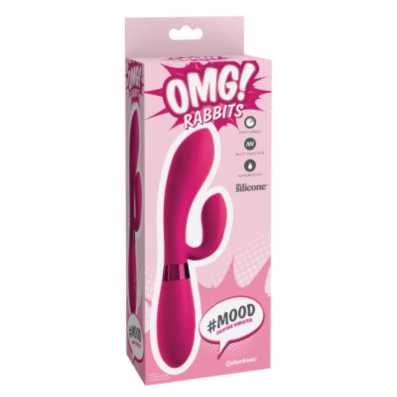 OMG - VIBRADOR MOOD 10 FUNCIONES SILICONA