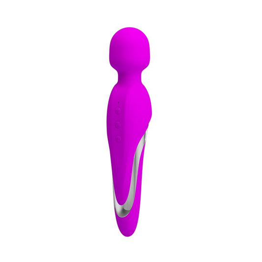 PRETTYLOVE - VIBRADOR MORTIMER USB PURPURA