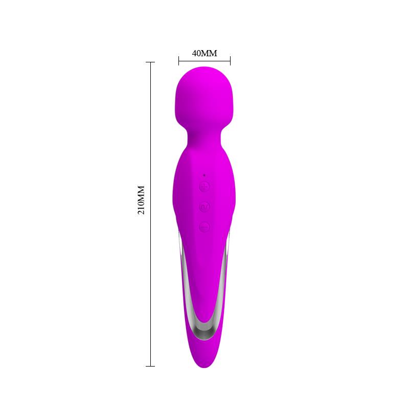 PRETTYLOVE - VIBRADOR MORTIMER USB PURPURA