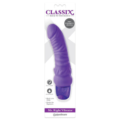 CLASSIX - VIBRADOR MR. RIGHT PURPURA