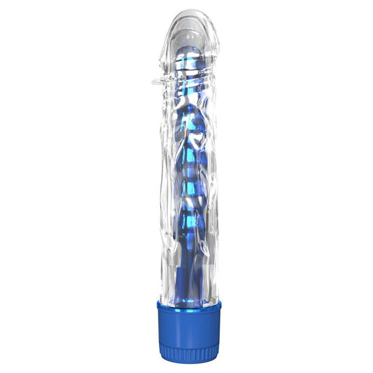 CLASSIX - VIBRADOR MR. TWISTER AZUL METÁLICO 17 CM