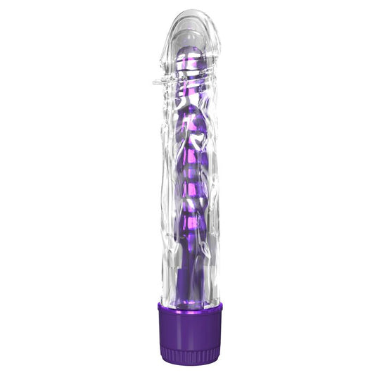 CLASSIX - VIBRADOR MR. TWISTER PÚRPURA METÁLICO 17 CM