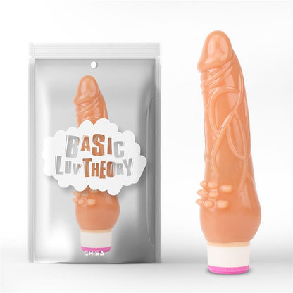 CHISA - VIBRADOR MULTI VELOCIDAD 20.5 CM NATURAL