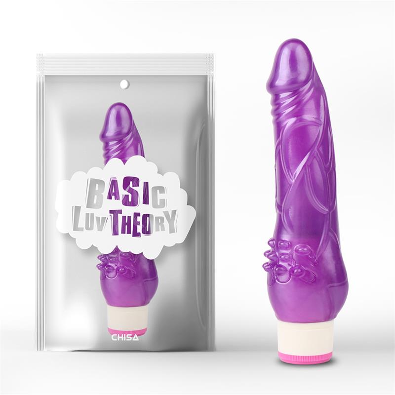 CHISA - VIBRADOR MULTI VELOCIDAD 20.5 CM PÚRPURA