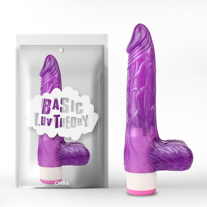 CHISA - VIBRADOR MULTI VELOCIDAD REALISTA PÚRPURA 20CM
