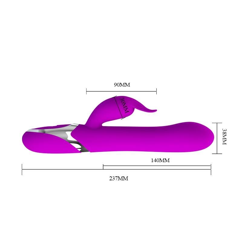 PRETTYLOVE - VIBRADOR NEIL FUNCION INFLABLE 23.7 CM
