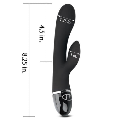 LOVETOY - VIBRADOR O-SENSUAL CLIT DUO CLIMAX NEGRO