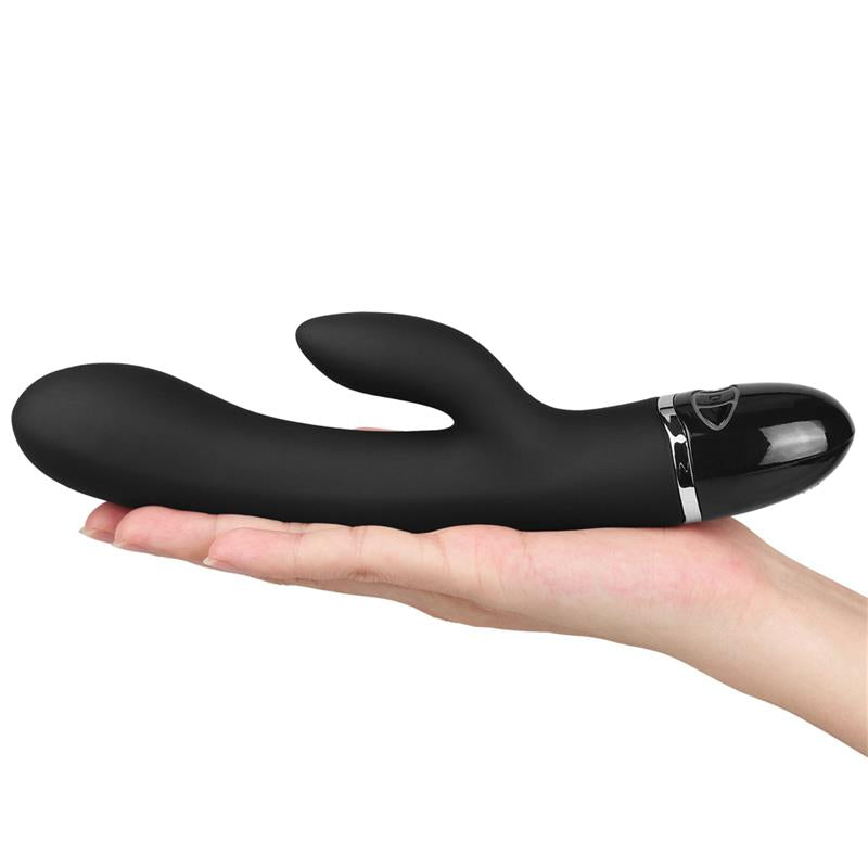 LOVETOY - VIBRADOR O-SENSUAL CLIT DUO CLIMAX NEGRO