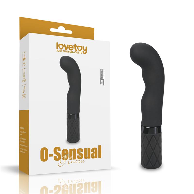 LOVETOY - VIBRADOR O-SENSUAL G INTRU PUNTO G NEGRO