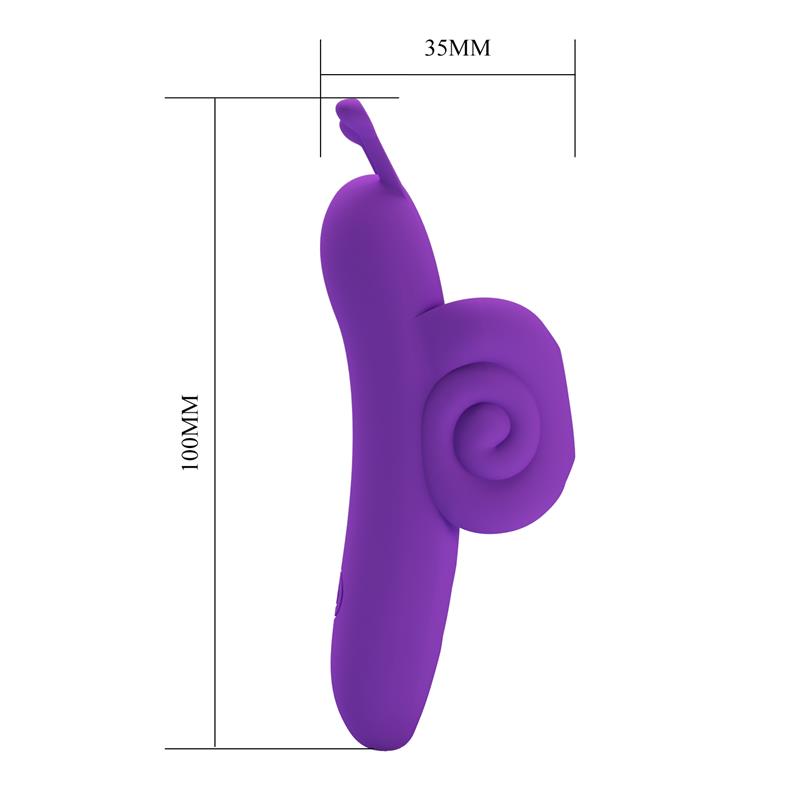 PRETTYLOVE - VIBRADOR PARA EL DEDO SNAIL