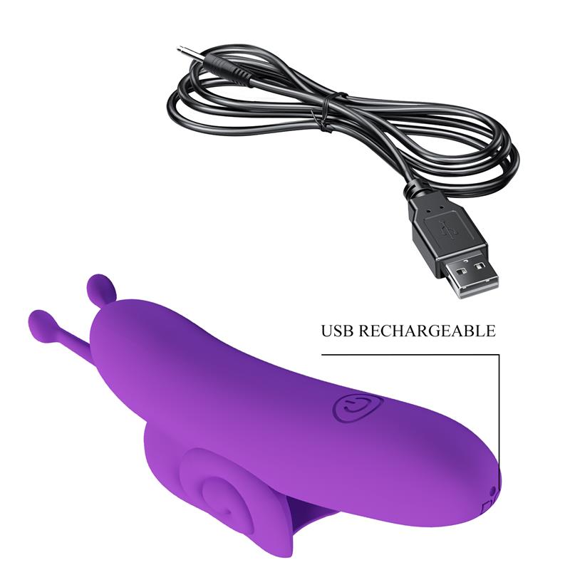 PRETTYLOVE - VIBRADOR PARA EL DEDO SNAIL