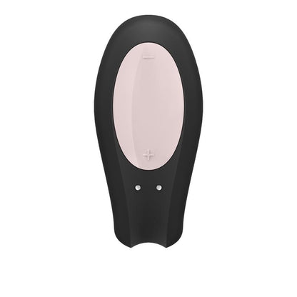 SATISFYER - VIBRADOR PARA PAREJAS CON APP DOUBLE JOY NEGRO