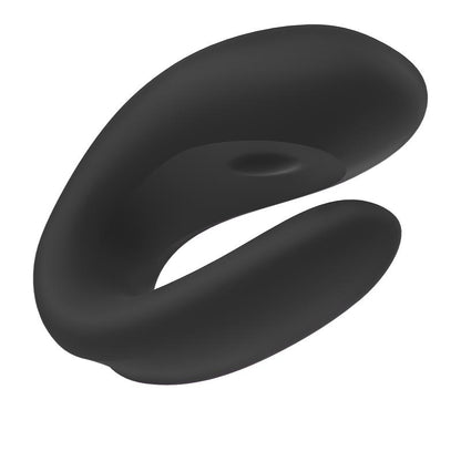 SATISFYER - VIBRADOR PARA PAREJAS CON APP DOUBLE JOY NEGRO