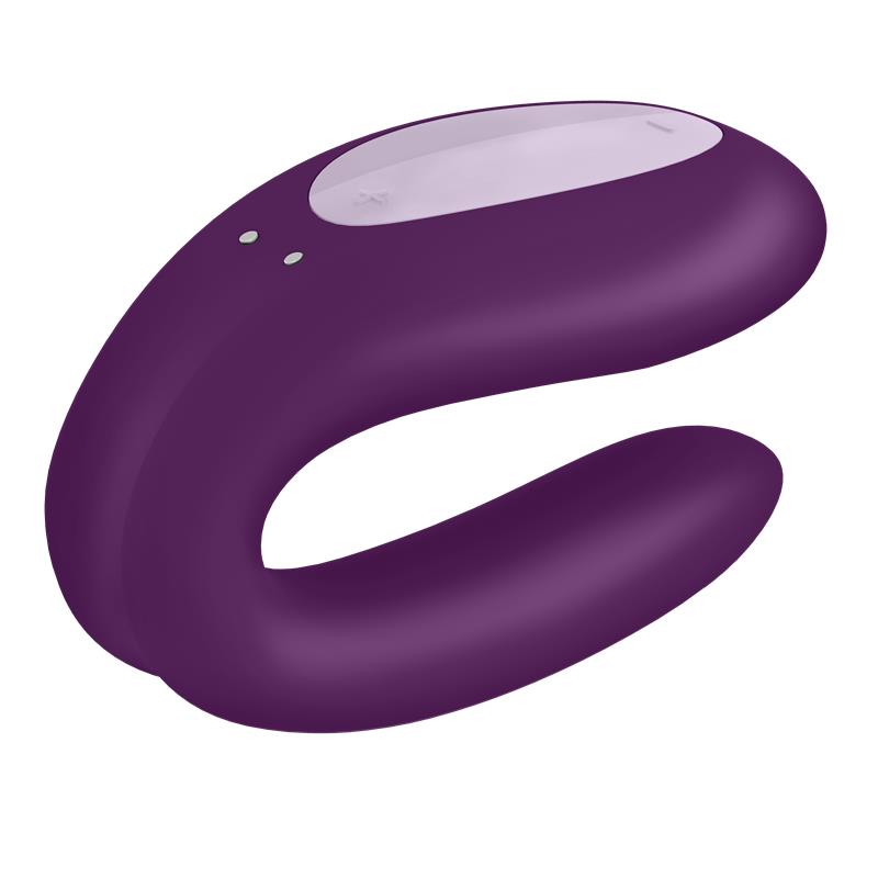 SATISFYER - VIBRADOR PARA PAREJAS CON APP DOUBLE JOY VIOLETA