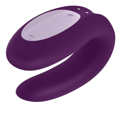 SATISFYER - VIBRADOR PARA PAREJAS CON APP DOUBLE JOY VIOLETA