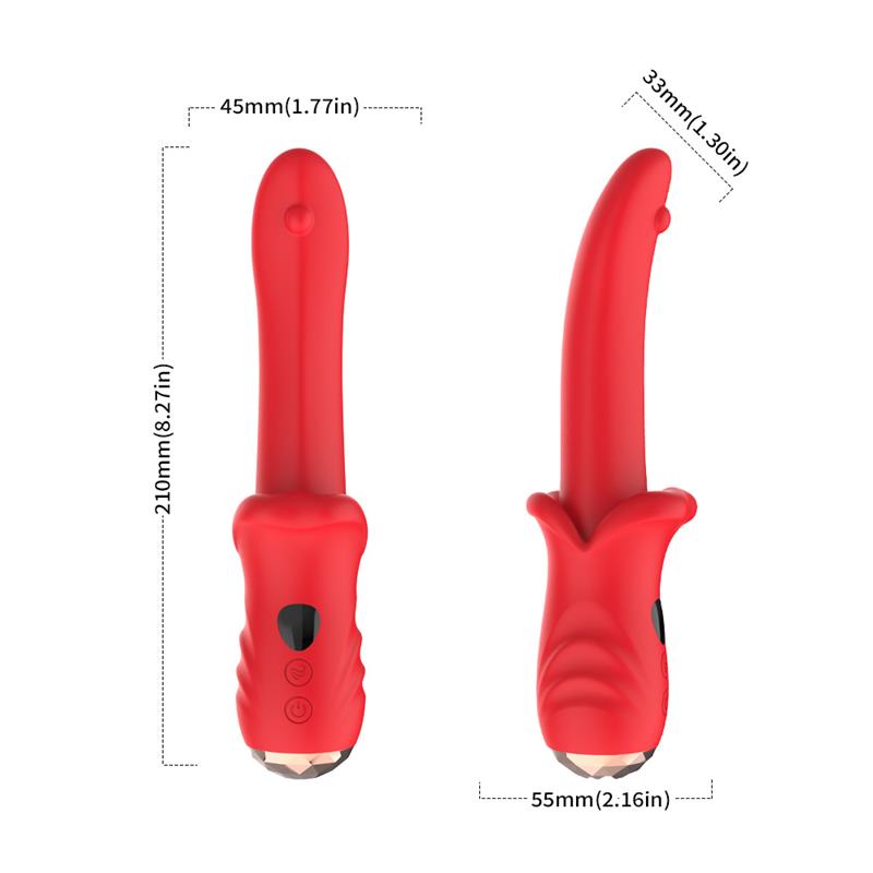 URBAN SKY - VIBRADOR PUNTO G CON PANTALLA DIGITAL