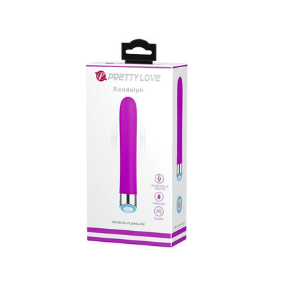 PRETTYLOVE - VIBRADOR RANDOLPH SILICONA PURPURA