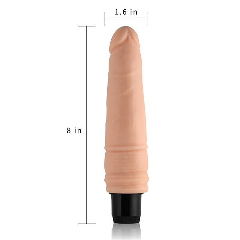 LOVETOY - VIBRADOR REAL FEEL 7.5 NATURAL