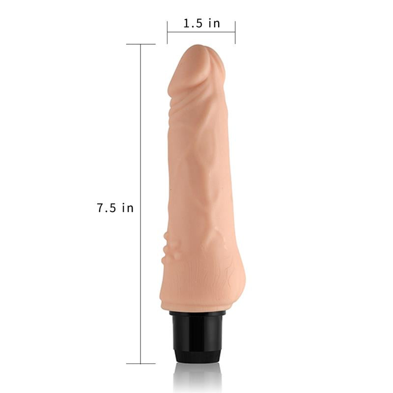 LOVETOY - VIBRADOR REAL FEEL 7.5 NATURAL