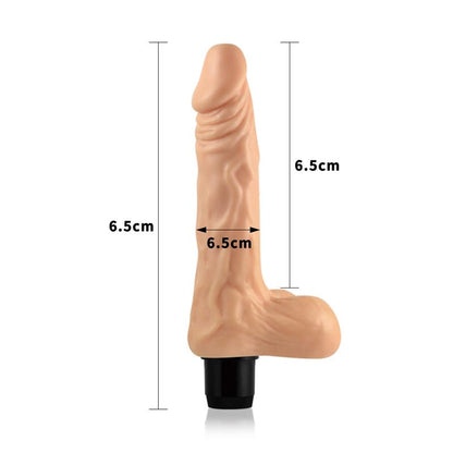 LOVETOY - VIBRADOR REAL FEEL 8 NATURAL