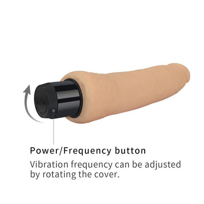 LOVETOY - VIBRADOR REAL FEEL 8 NATURAL