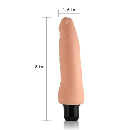 LOVETOY - VIBRADOR REAL FEEL 8 NATURAL