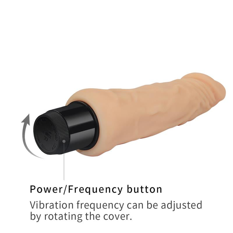 LOVETOY - VIBRADOR REAL FEEL 8 NATURAL