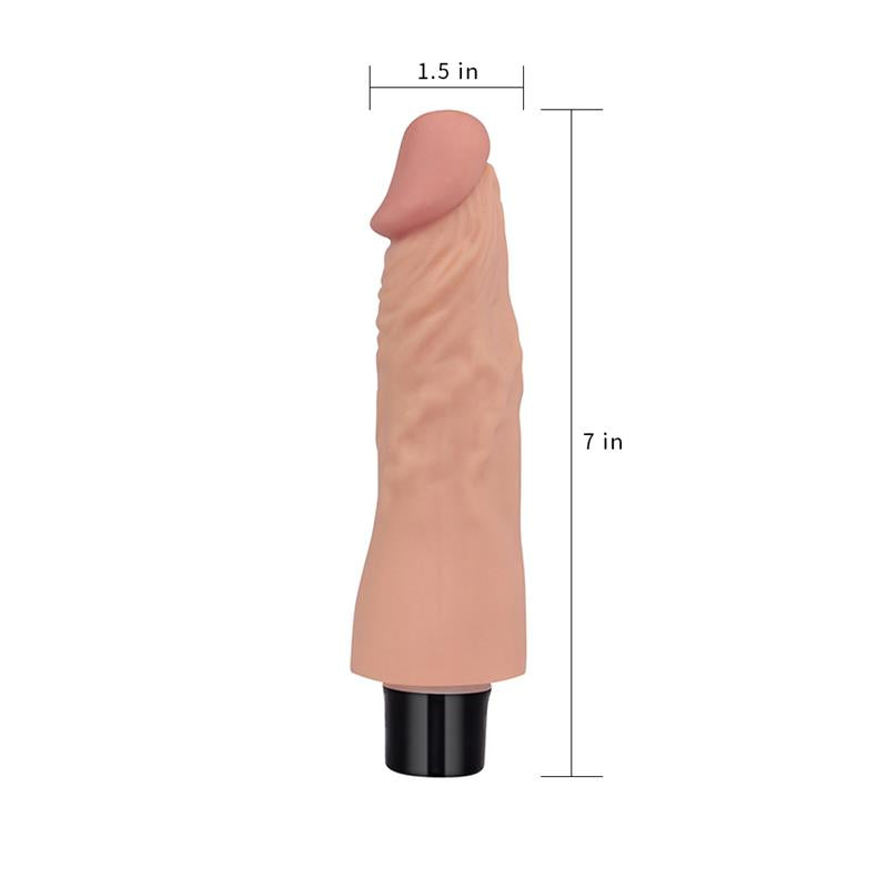 LOVETOY - VIBRADOR REAL SOFTEE 7 NATURAL
