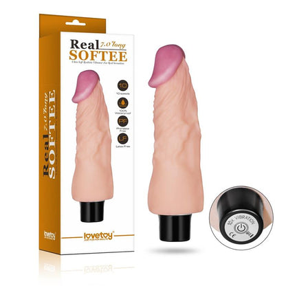 LOVETOY - VIBRADOR REAL SOFTEE 7 NATURAL