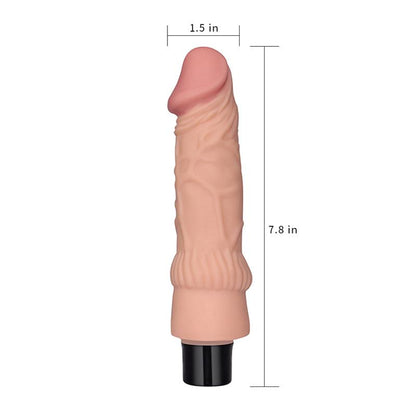 LOVETOY - VIBRADOR REAL SOFTEE 7.8 NATURAL