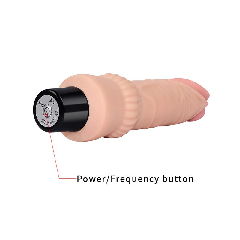 LOVETOY - VIBRADOR REAL SOFTEE 7.8 NATURAL
